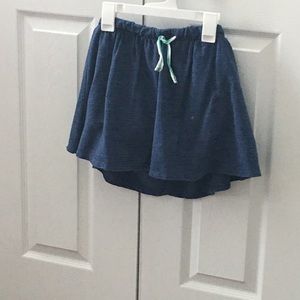 Denim blue colored skirt